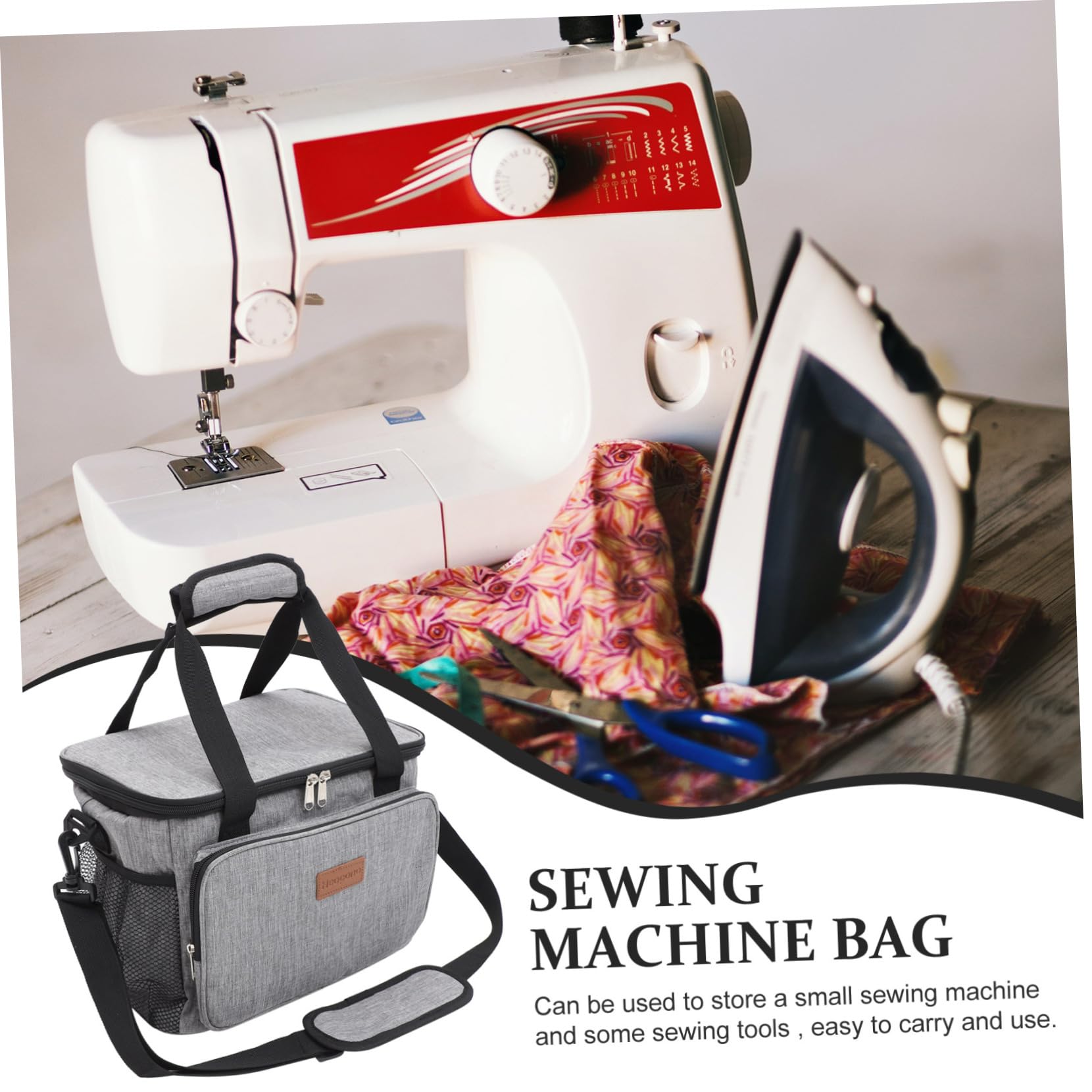 Ciieeo Máquina Coser Máquina De Coser Maquina De Coser Bolsos De Viaje Sewing Machines Máquinas De Coser Maquinas De Coser Bolsas De Viaje Pequeña Bolsa De Viaje Algodón Perlado Viajar