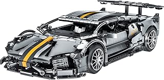 SEMKY Car Series Land Blackbian Super Sports Car MOC Building Blocks and Engineering Toy Set,(1356Pieces) 1:14 Scale Sports Car Model Gifts for Kid and Adult