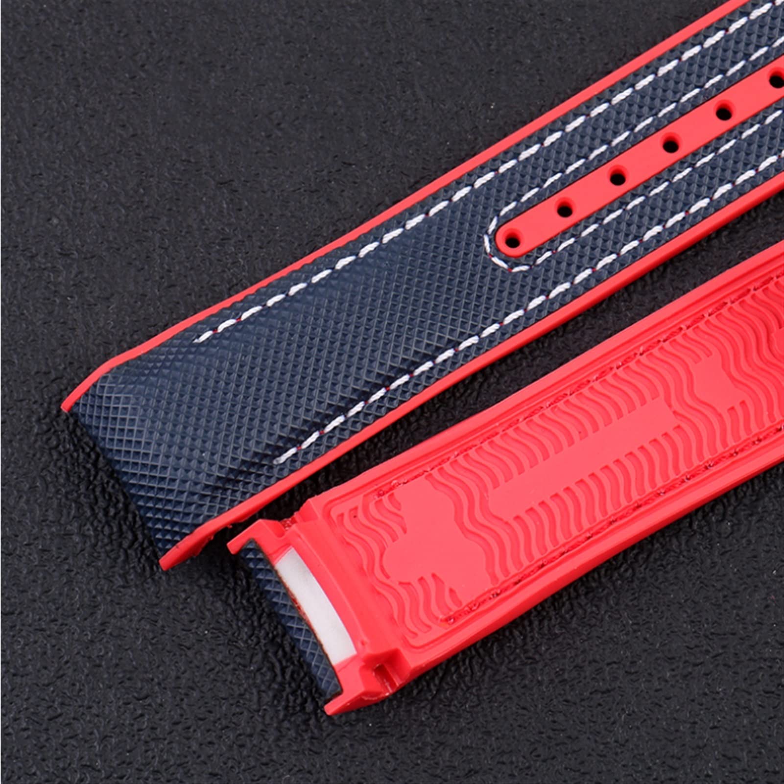 JDIME Pour Omega Strap Seamaster 300 Speedmaster 8900 Marine Seahorse Diving600 American Cup Limited Edition Series Silicone Watch Watch Band