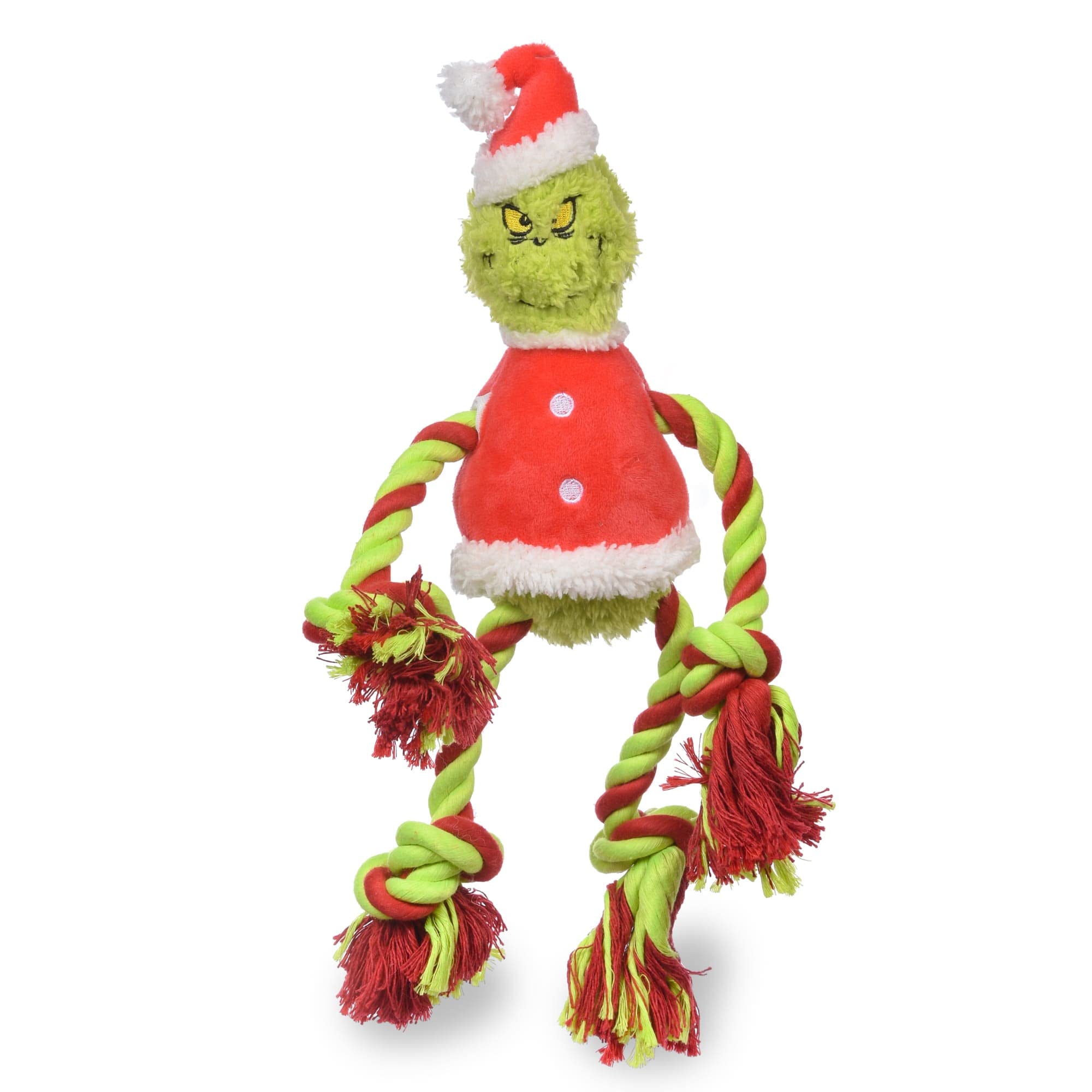 Buy Dr. Seuss for Pets The Grinch Santa Rope Limb Pull Dog Toy