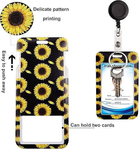 Miniatura 4 de Soporte para tarjetas de identificación, carrete retráctil resistente, llavero, carretes de soporte para tarjetas de identificación, portatarjetas