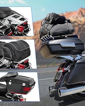Amazon.com: Benlari Chrome Detachable Trunk Mount 2-Up Tour