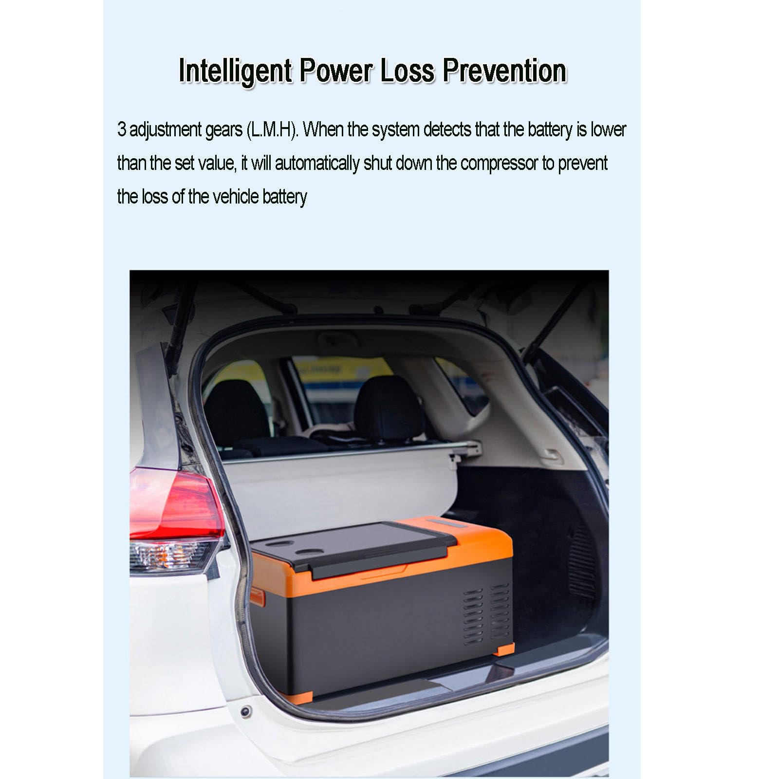 Refrigerador para AutomóVil de 12/24 V, Refrigerador para AutomóVil de 20 L, Congelador PortáTil Refrigerador Compresor EléCtrico para VehíCulos Viaje para Acampar Al Aire Libre