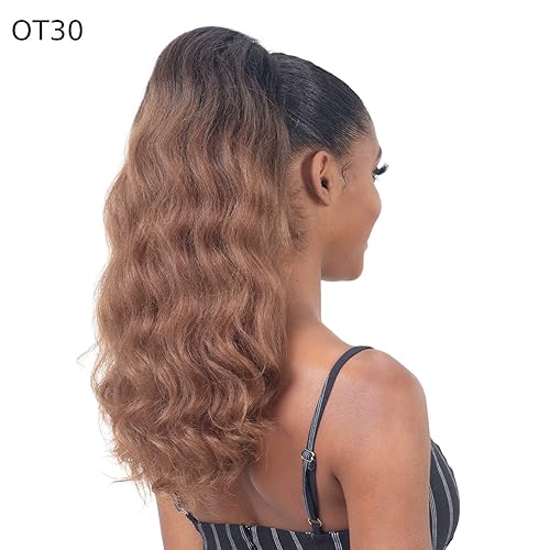 Miniatura 5 de FreeTress Equal Wig Cola de caballo con cordón Natural Me Loose Wave (OT27)