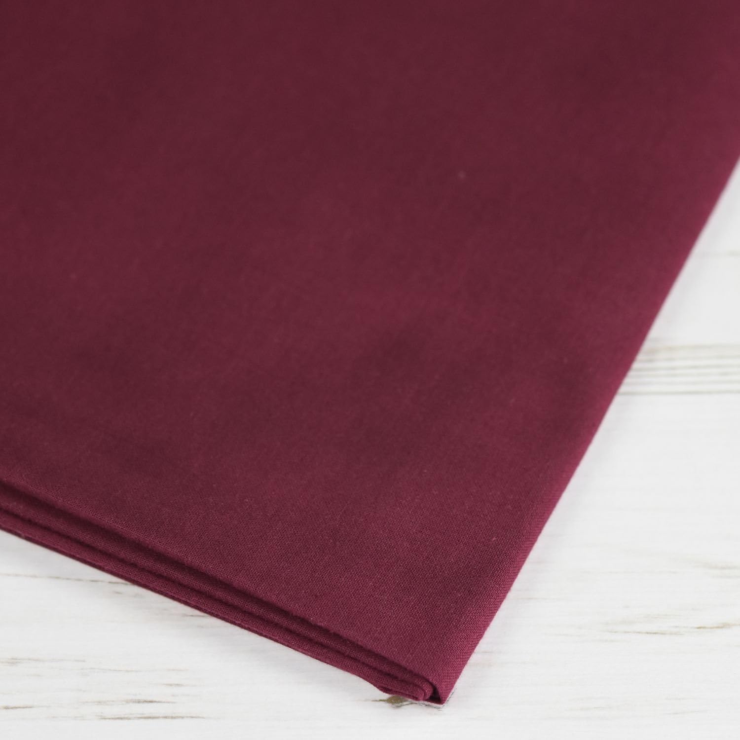 Plain Extra Wide Wine 100% Cotton Craft Sheeting Quilting Lining Draping Bunting Woven Dress Fabric Material | 60" – 150 cm Wide | per Metre