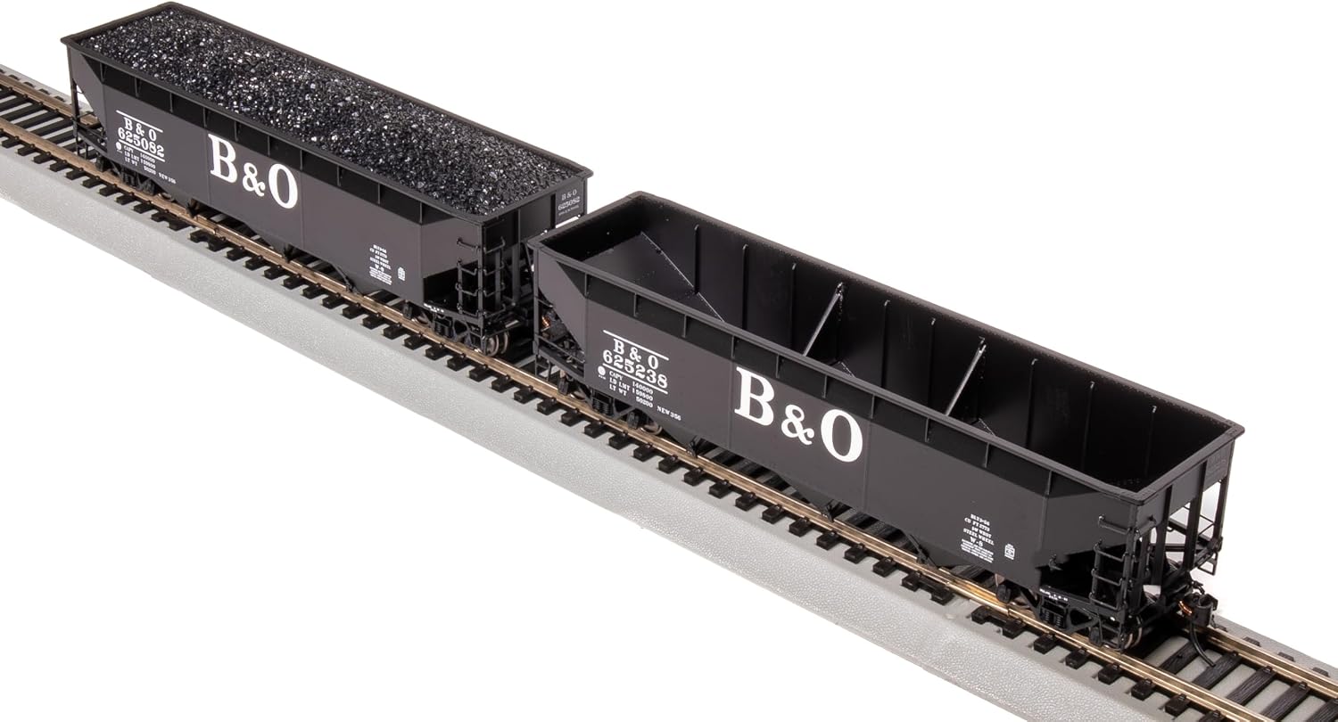 Broadway Limited 7371 AAR 70-ton Triple Hopper, B&O, 4-Pack, HO Scale