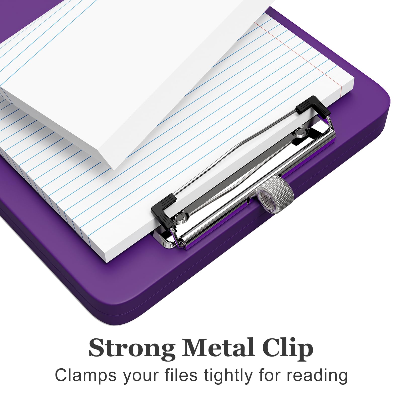 Piasoenc Small Clipboard with Storage, A5 Organization Box with Pen Holder - Image 4