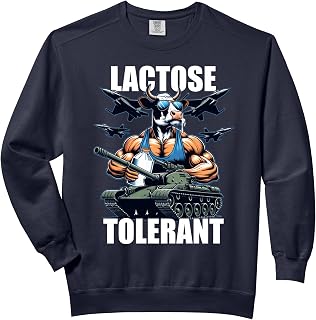 Lactose Tolerant Funny Trending Meme Comfort Colors Adult Sweatshirt