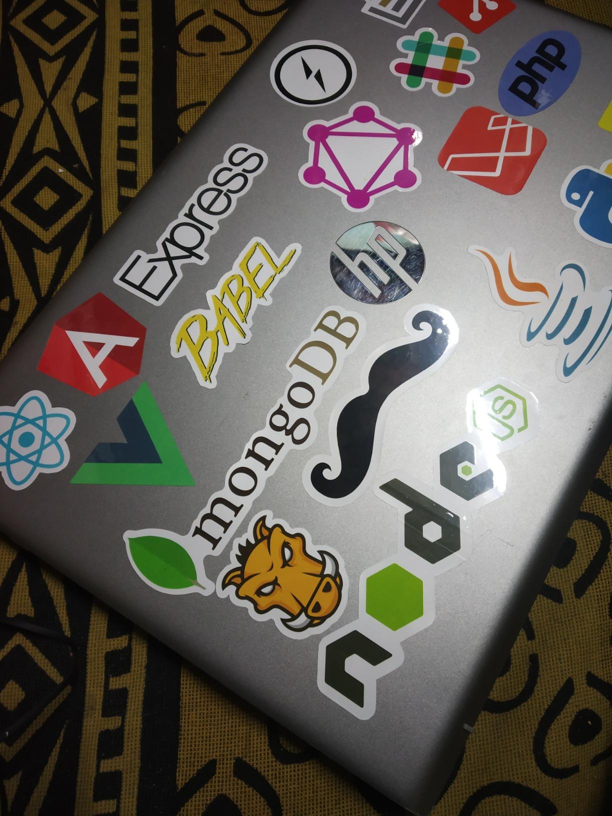 Laptop Stickers of Programming Technology Logo for Developers and ...