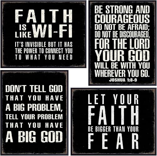 Decoración de pared con citas de versículos bíblicos, cita inspiradora, regalos cristianos para hombres, arte de pared cristiano, signos religiosos,