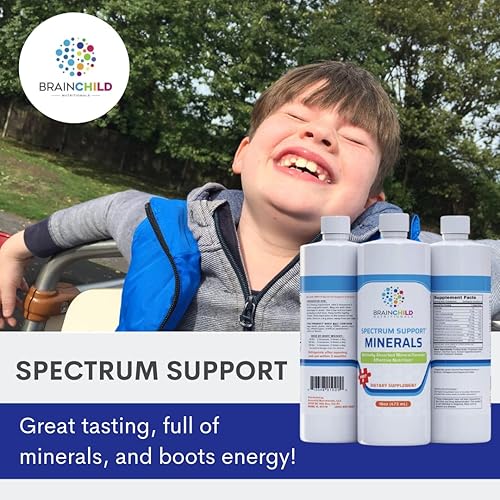 Miniatura 4 de Spectrum Support Minerals, suplemento líquido para personas en el espectro, sin gluten, sin soja y hecho sin lácteos