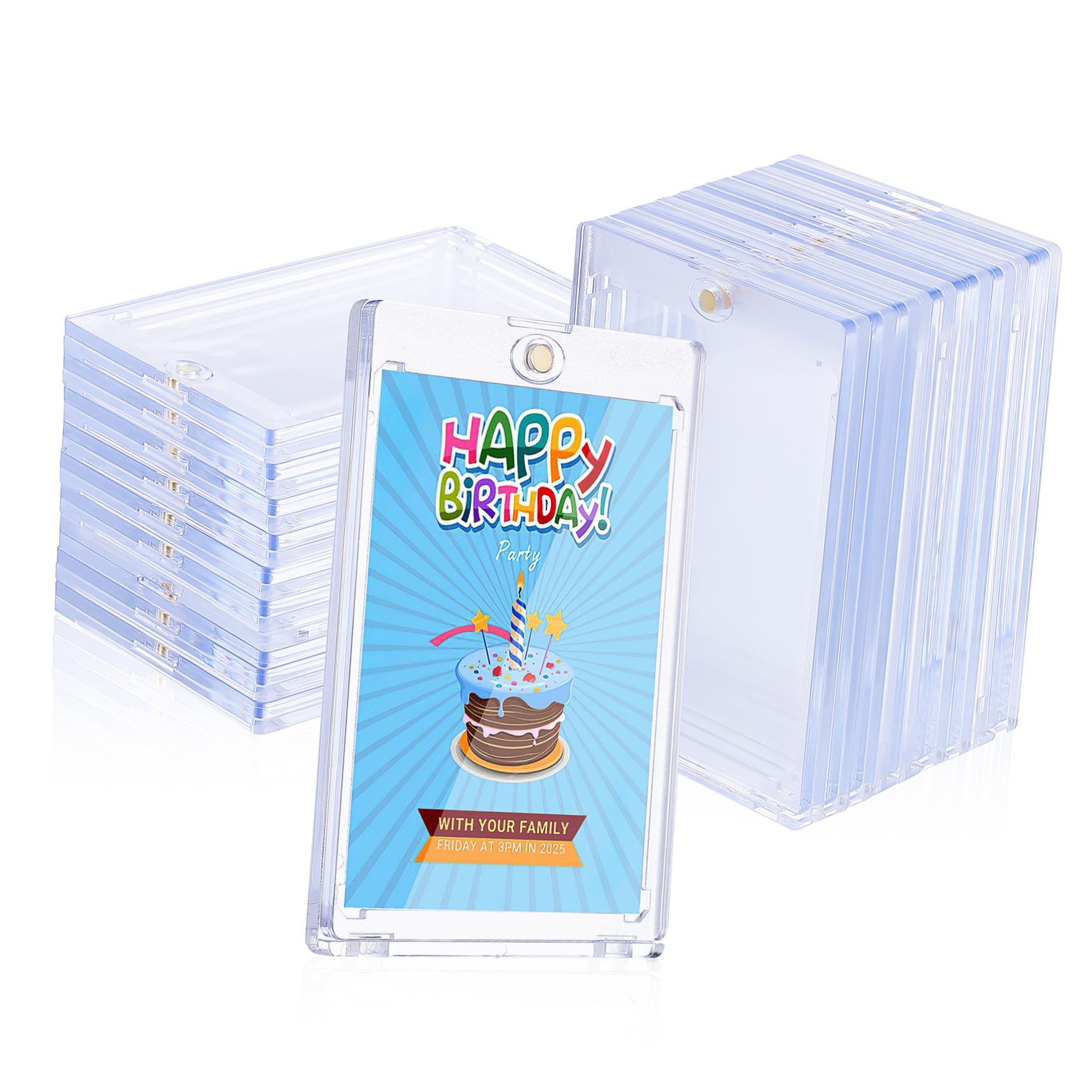 Porte-cartes transparents Homoyoyo x18 pour la protection de vos cartes de baseball