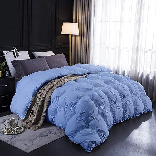 Miniatura 7 de Home Decor - Edredón de plumón alternativo plisado de 1500 hilos, tamaño Super King Plus de 120 x 120 pulgadas, 1 edredón y 4 fundas de almohada,