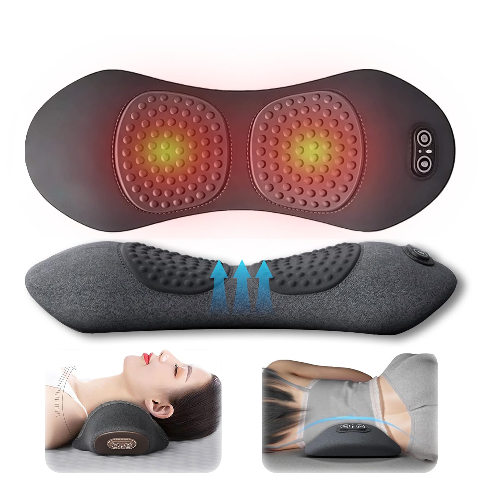 Amazon.com: 3 in 1 Back Massager, Triple Fusion Back Massager for