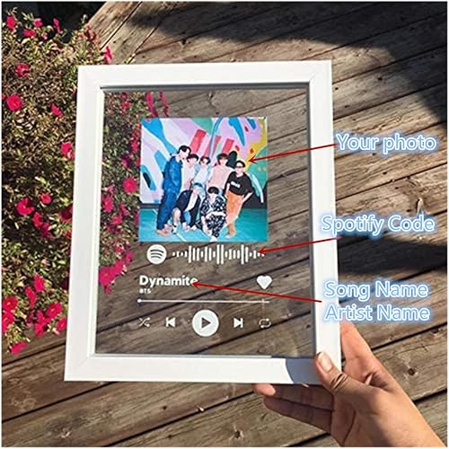 Miniatura 2 de Marcos de fotos personalizados, cubierta de álbum de acrílico, arte de pared, canción musical, póster de decoración musical como regalo