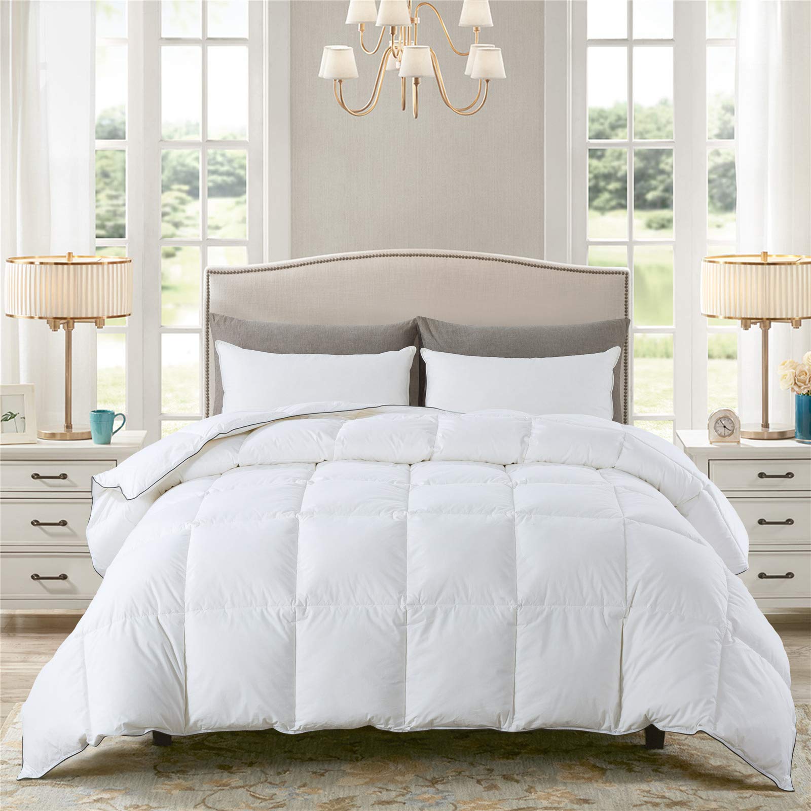 Amazon.com: LuxHoom Premium Down Comforter King Size Down Duvet 