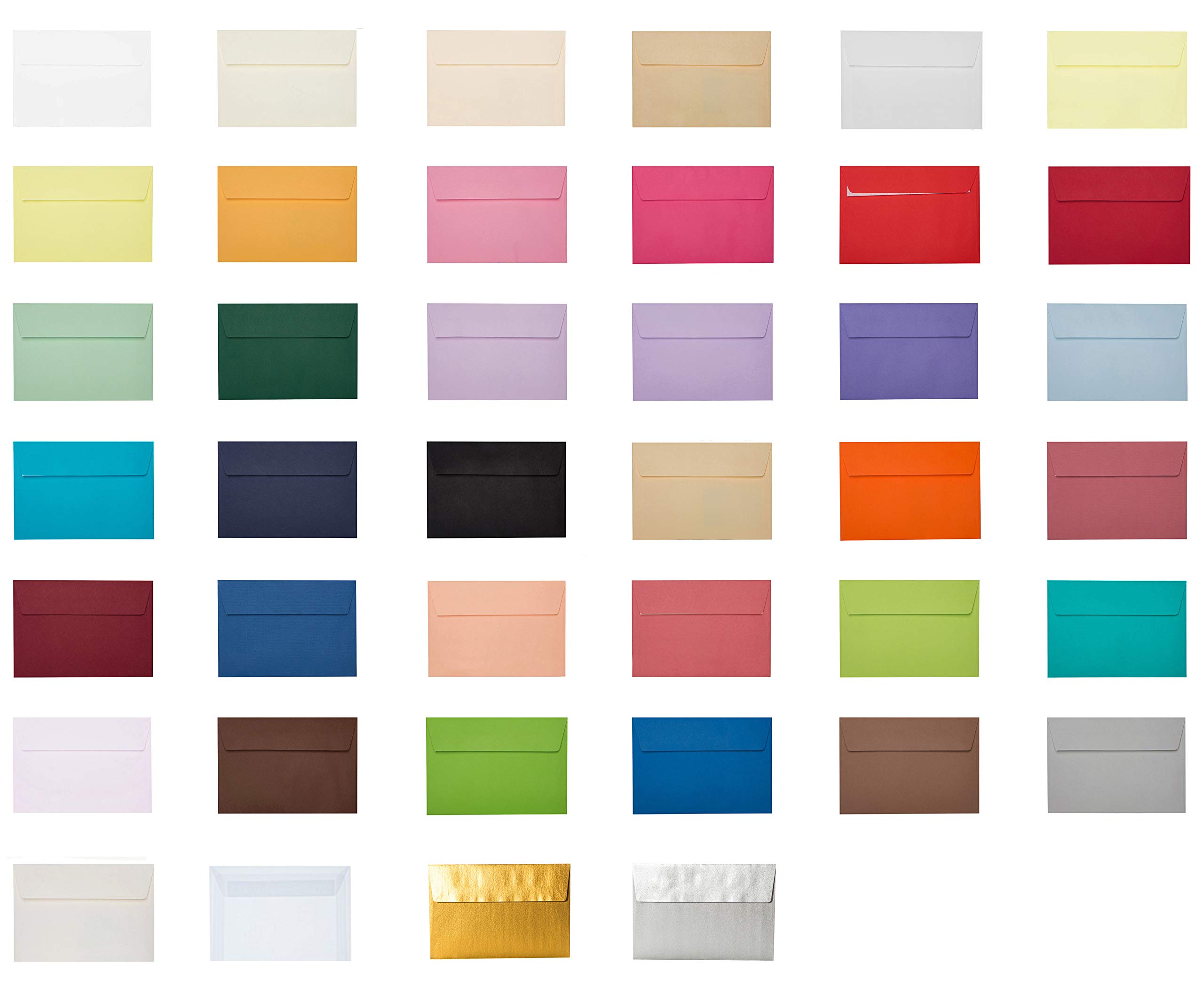 Sobres B6 Medidas Elección Del Color - Paquete De 25 Sobres DIN B6