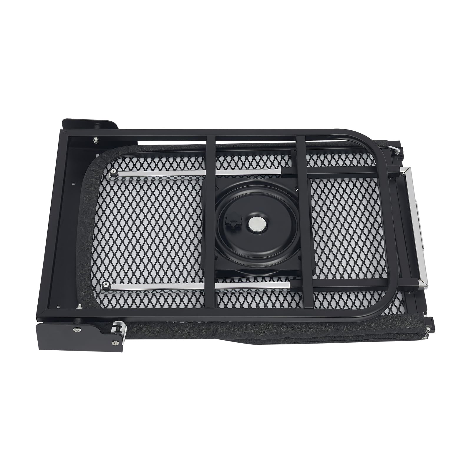 Tabla de planchar montada en la pared, plegable, giratoria 180°, tabla de planchar plegable, ahorra espacio, tabla de planchar para colgar en la pared, ideal para apartamentos pequeños, color negro