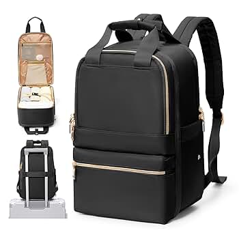 BAGSMART 25L Reiserucksack - IATA-tauglicher Laptoprucksack Für Damen, Wasserdicht & Praktisch