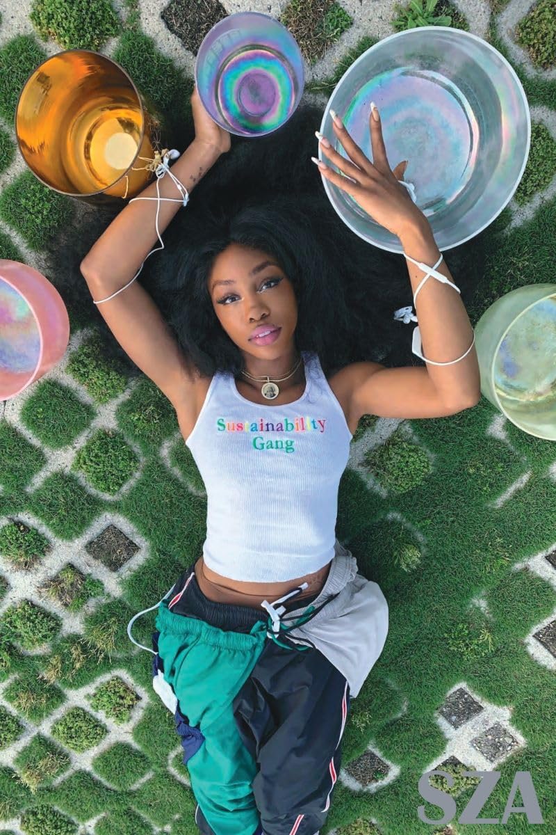 BUY ART FOR LESS Officially Licensed SZA/Laying Art Poster - 24 x 36 Inch - Decorative Print - Poster Paper - Ready to Frame