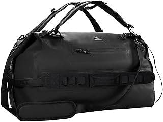 Haimont wasserdichter Rucksack, vielseitig wasserdicht Tasche, Dry Bag komfortabel, RollTop, Strand, Boot, Kanu, Paddel, Kajak, Camping, Angeln, Motorrad, 90L/Schwarz