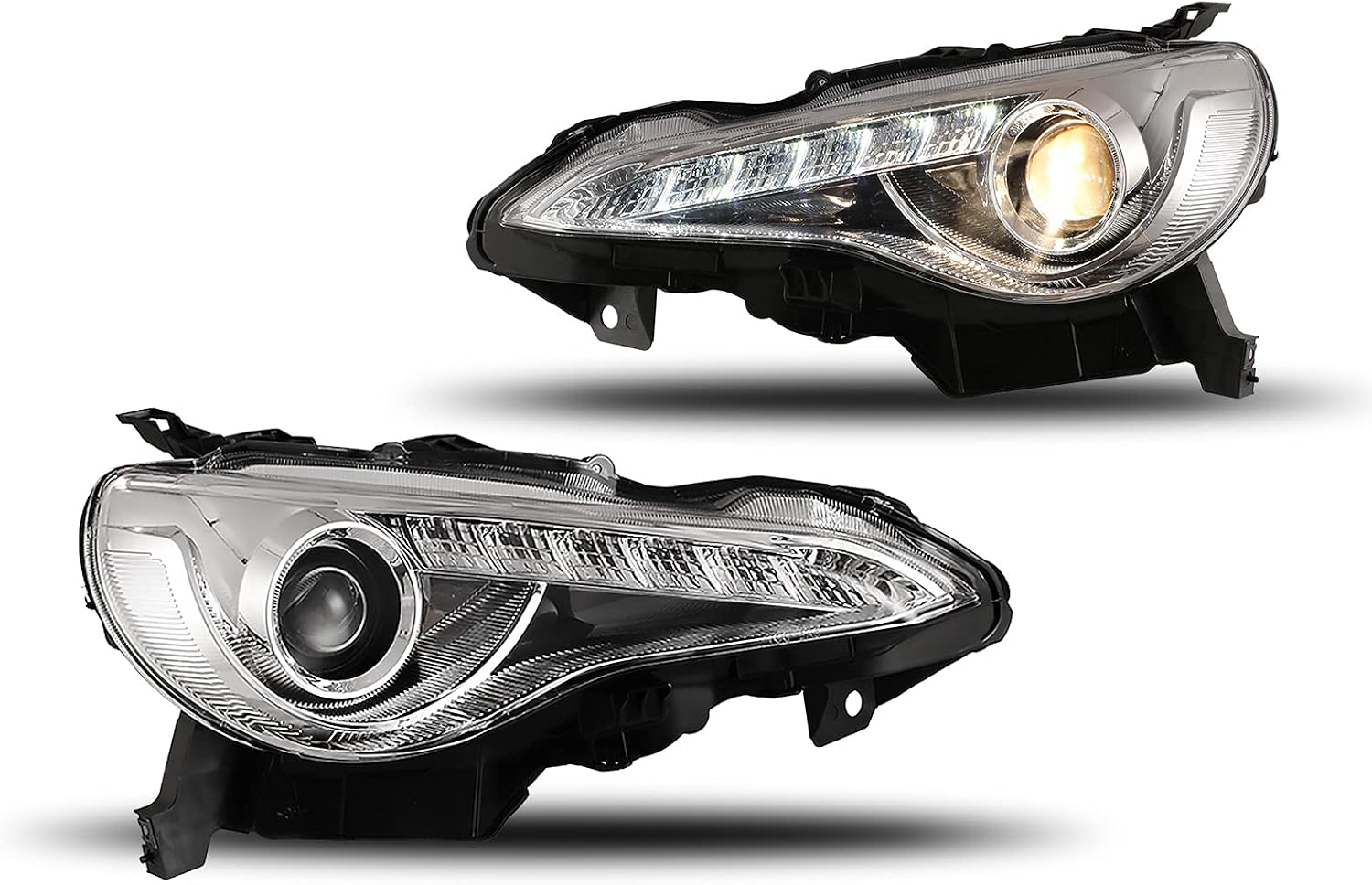 LED Headlight Assembly DRL Headlights Fit for 2013-2016 Scion FR-S/ 2017-2020 Toyota 86/2013-2020 Subaru BRZ Projector Headlight 2PCS