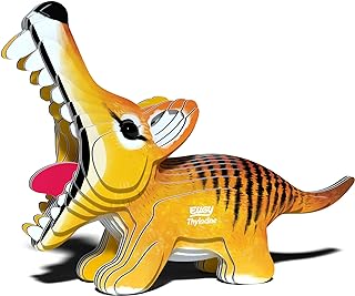 Eugy Tasmanian Tiger 3D Puzzle, 22 Piece Eco-Friendly Educational Toy Puzzles for Boys, Girls & Kids Ages 6+