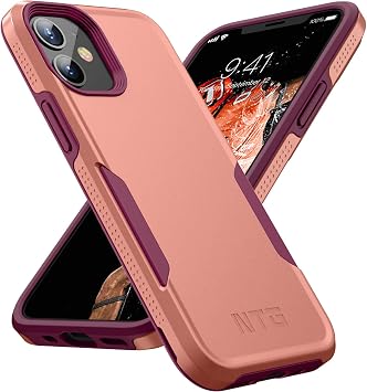 NTG2023 New Designed for iPhone 11 Case, Heavy-Duty Tough Rugged Lightweight Slim Shockproof Protective Case for iPhone 11 6.1 Inch, Pink