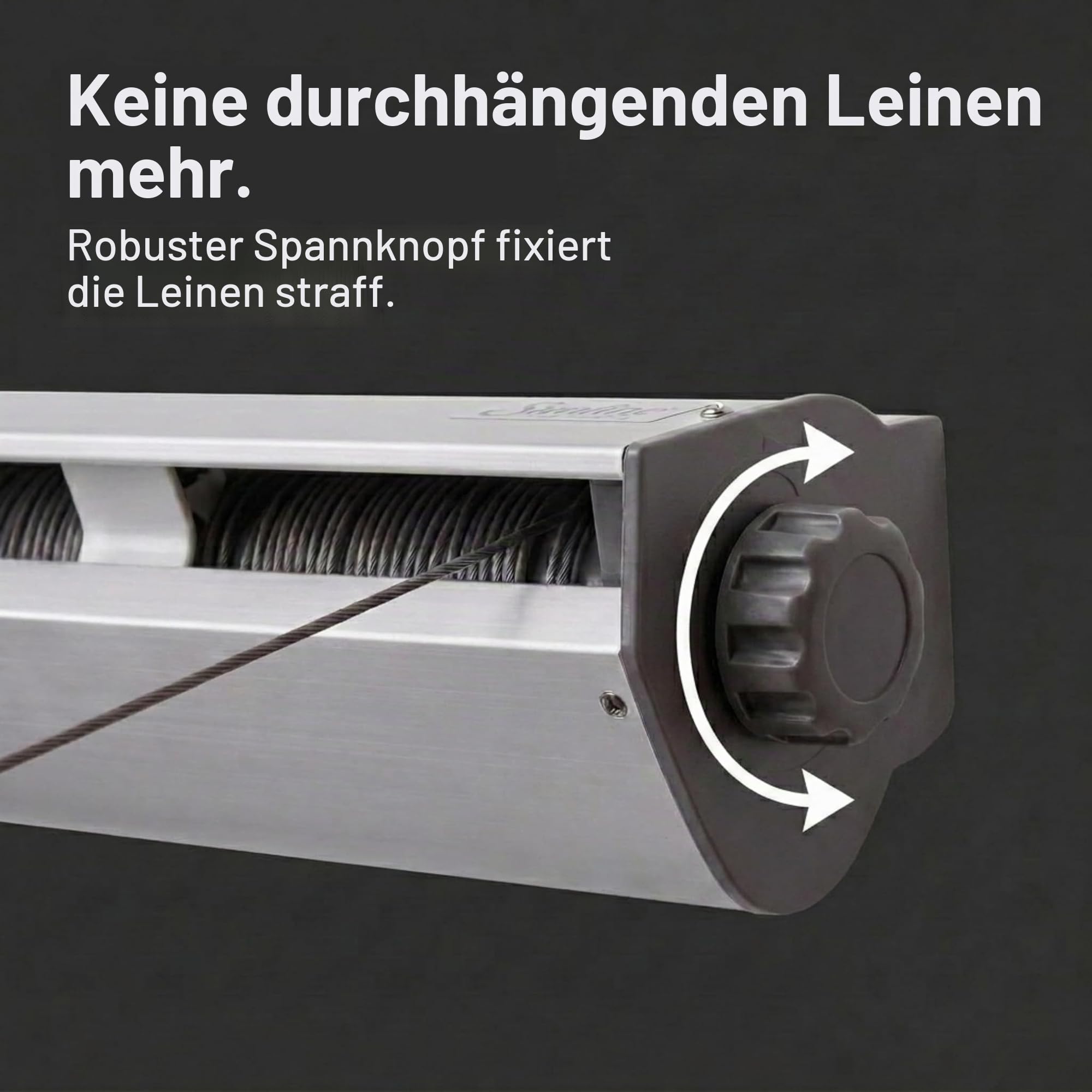 Household Essentials 5-Linie einziehbaren Innen- / Outdoor-Wäschetrockner