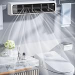 Portable Air Conditioner, Rechargeable Bladeless Air Cooler, 2026 Portable Fans Air Conditioners, 3 Speed Quiet Desk Fan, Horizontal & Vertical Mode Wall Mounted Portable Air Conditioner (2pcs)