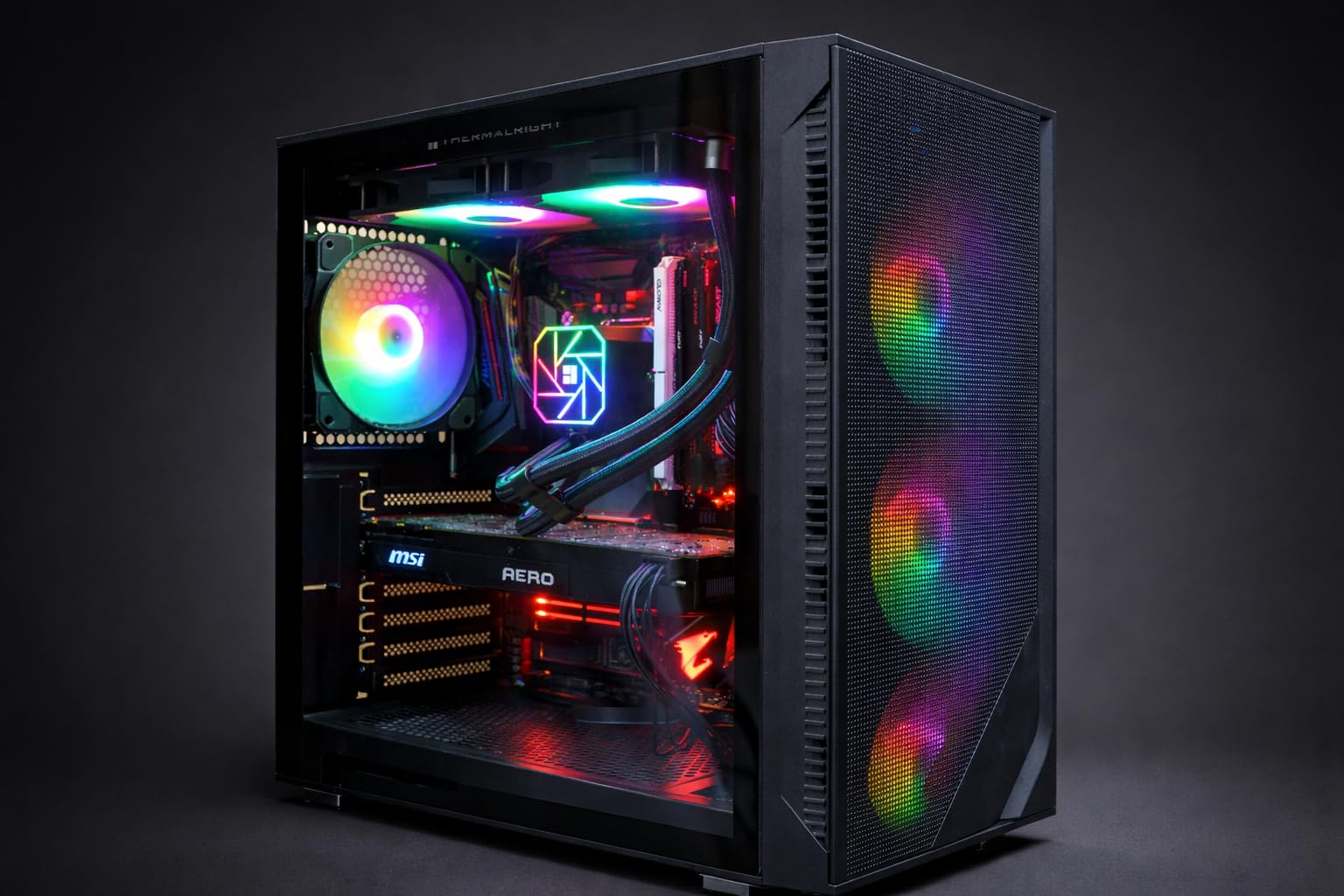 OTZ Gaming PC Bundle Intel Core i9 12900KF 5.2GHz • Nvidia RTX 5060 8GB 32GB RAM 1TB SSD + 1TB HDD Windows 11 WiFi (Dedicated, NVIDIA 3060TI 12 GB) — view 2