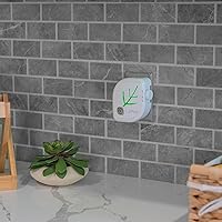 Vista 6 de O3 Pure Leaf Wall Plug-In Air Purifier - Room Deodorizer & Mini Adjustable Ozone Generator and Ionizer - The Perfect Air Freshener for the Office