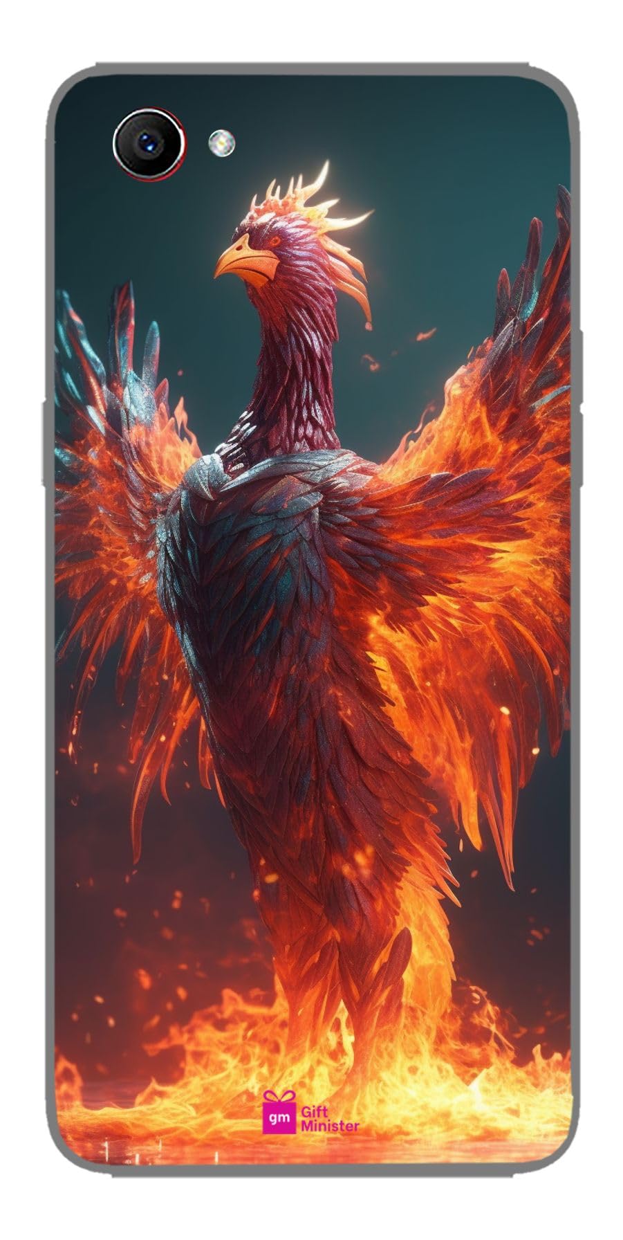 Silicone Designer Cover for Oppo F7 Slate Graynone Phoenix Character Arcane Animated Cartoon Falling Love Editorial Key Mobile Art Complementar Protective 1Pcs 1696K
