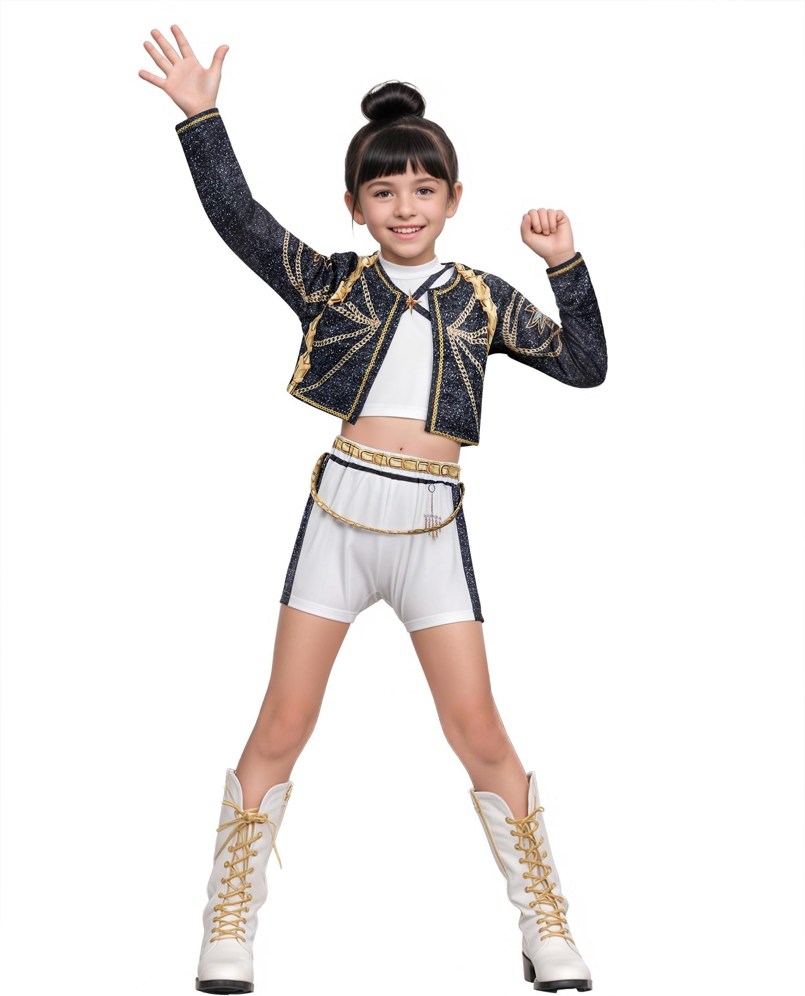 Girls Clothes Pop Singers Matching Outfits For Kids 3-12Y