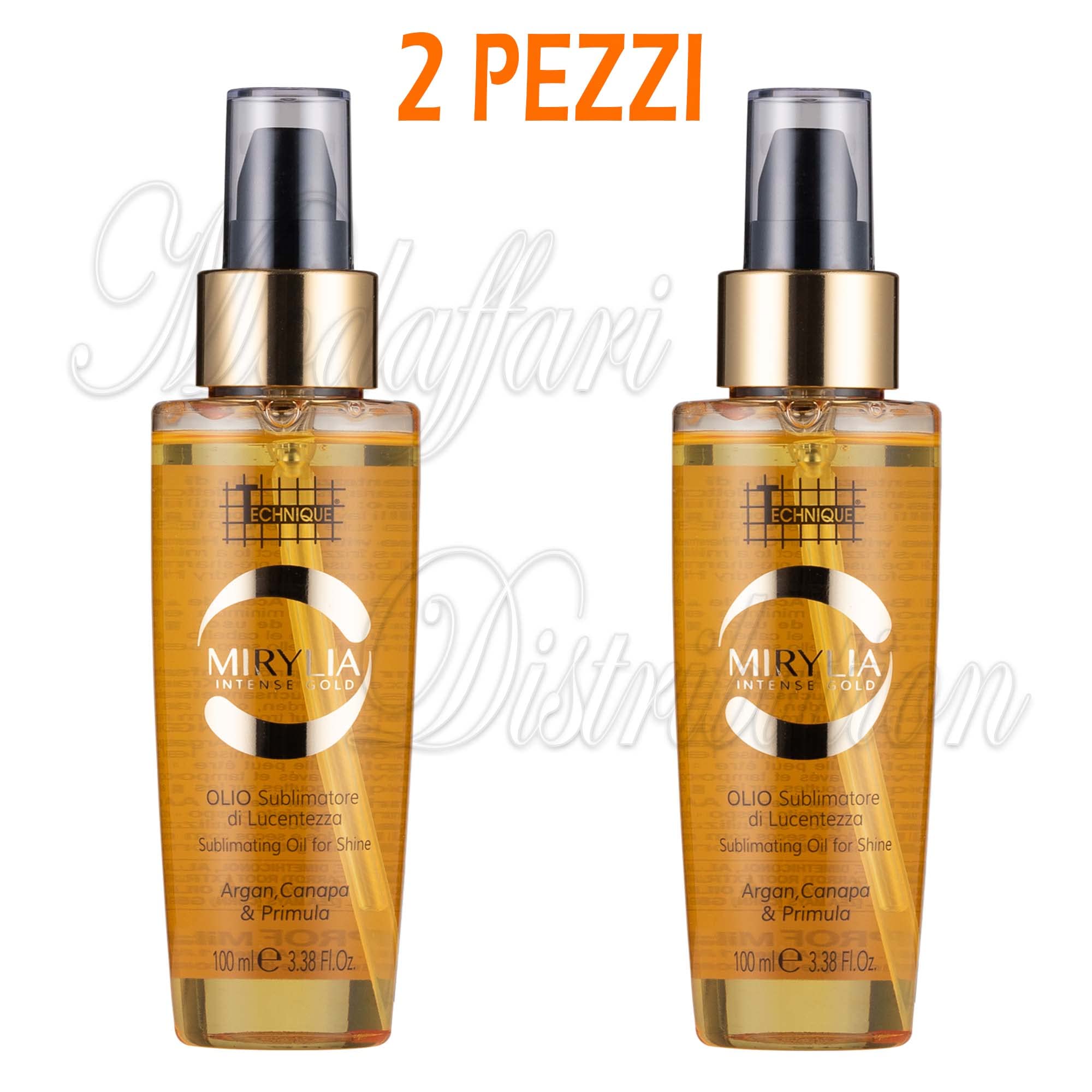 Olio Mirylia Technique sublimatore di lucentezza 100 ml 2pz