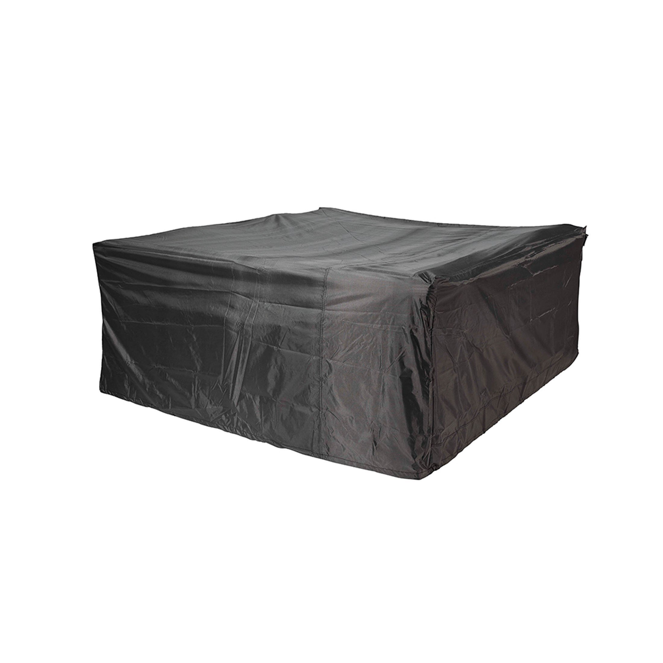 AEROCOVERS Sitzgruppenhülle 160x150x85 – Sitzachtgruppenhülle, grau/anthrazit