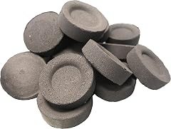 Premium Instant Hookah Coals - 10 Rolls of Charcoals 10 Tablets Each Roll Slow Burning 100 Instant Charcoals