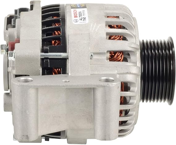 BOSCH AL7555N Premium 100% New Alternator - 110 Amp Rating