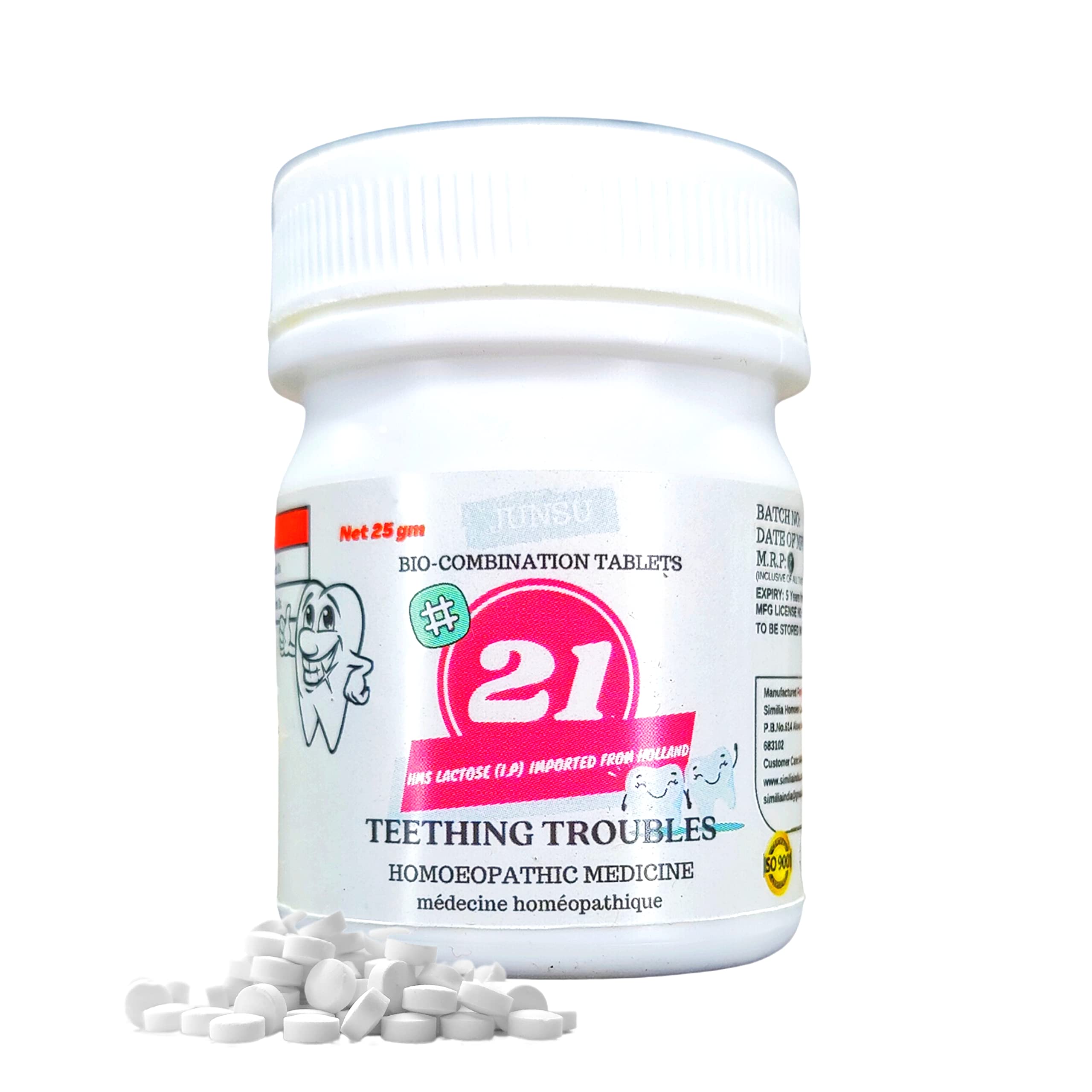 JUN?U�s Bio-Combination No. 21-25 GM |Pack Of 3| FOR TEETHING TROUBLES