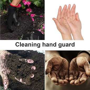 Garden Gloves with Claws ,Waterproof breatherble Garden Genie Gloves for Digging Planting ,Working Gloves with 8 Claws is best Choice for Gardening