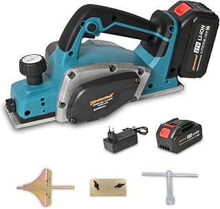 Tomahawk Cordless Planer Machine TCPM-1122 - Brushless Motor, 21V Battery Powered, Lightweight and Ergonomic Design, 82mm ... Price In India
