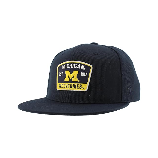 Michigan Wolverines NCAA Officially Licensed Hat Flat Snapback Z11 Switchback Team Color