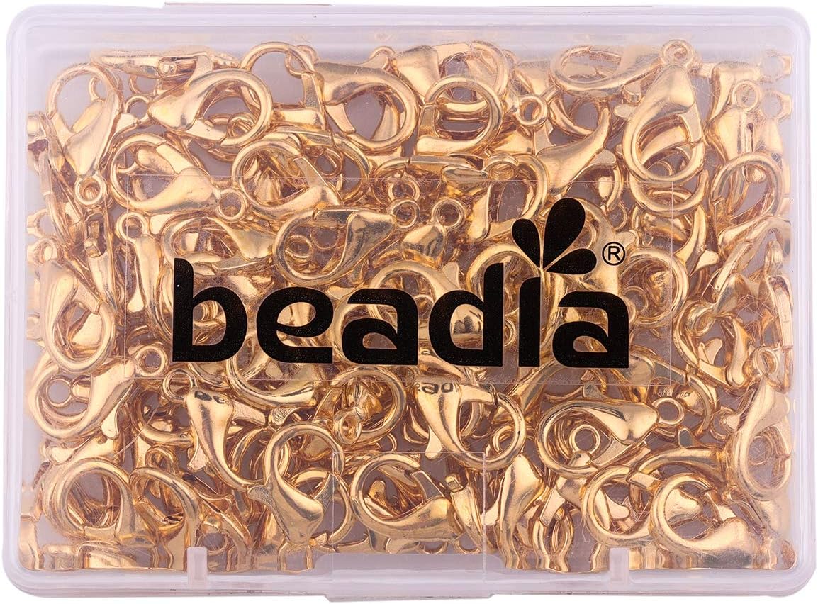 Alloy Lobster Clasps 12x6mm Gold Plated Lobster Claw Clasps for DIY Jewelry Making 150pcs - Image 6