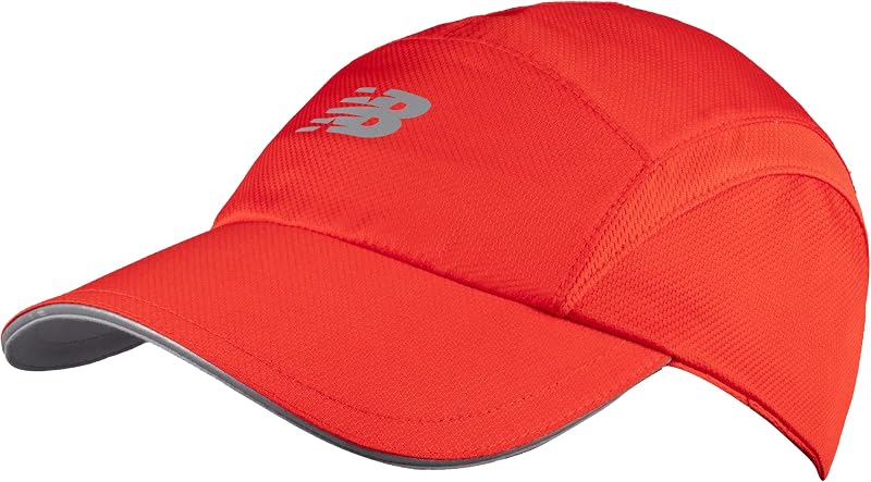 New Balance Gorro Performance de 5 Paneles Unisex, Neo Flame, Talla única