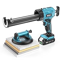 Vista 10 de SEESII Ventosas para elevación de vidrio: elevador de ventosa de baldosas de 8 pulgadas con mango y bomba, capacidad de carga de 440.9 lbs, elevador