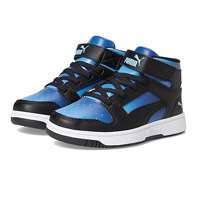 PUMA Kids Rebound Layup Mid Hook And Loop (Little Kid) Kid