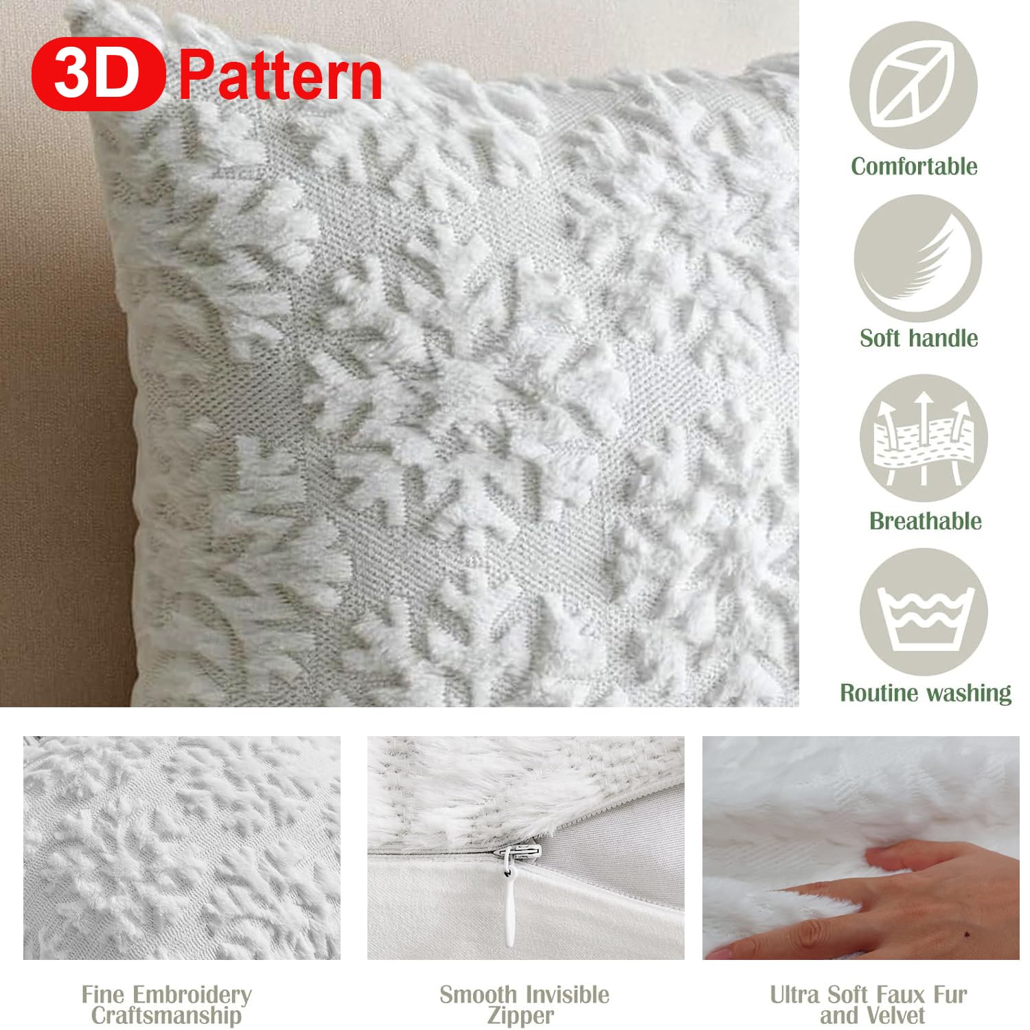 TOYPOPOR Christmas Pillow Covers Set of 2 - Image 4