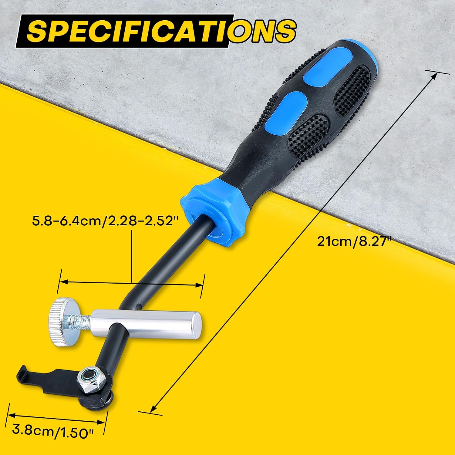 58430 Shaft Type Seal Puller | Universal Seal Puller, Camshaft & Crankshaft Oil Seal Removal Tool, Seal Puller Tool, Blind Seal Extractor for Automotive and Motorcycle Engine Repair