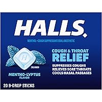 Vista 15 de HALLS Gotas para la tos y la garganta para aliviar la tos y la garganta, 20 barras de 9 (180 gotas en total)