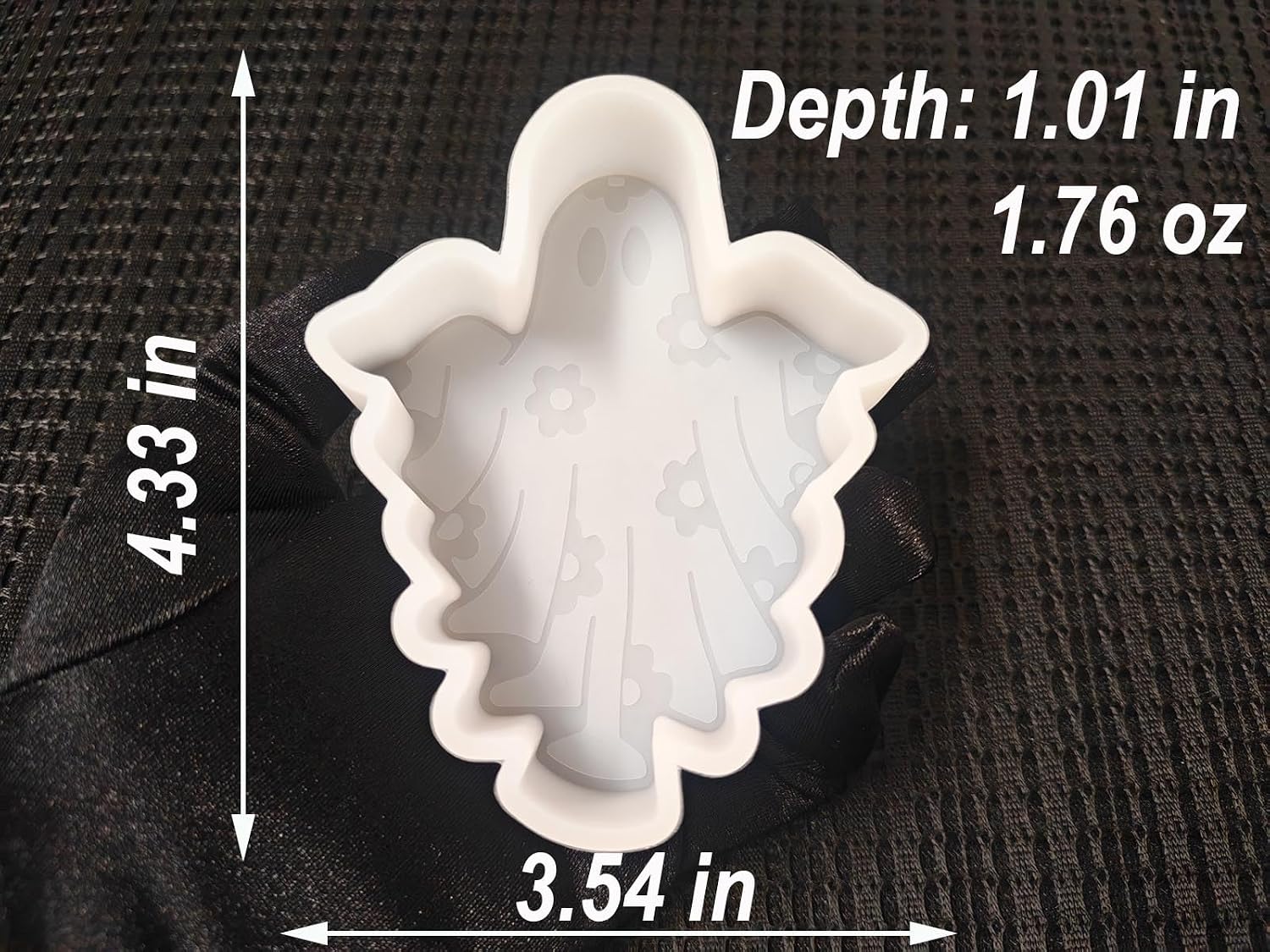Halloween Flower-Ghost Shape Car-Freshies Silicone Mold